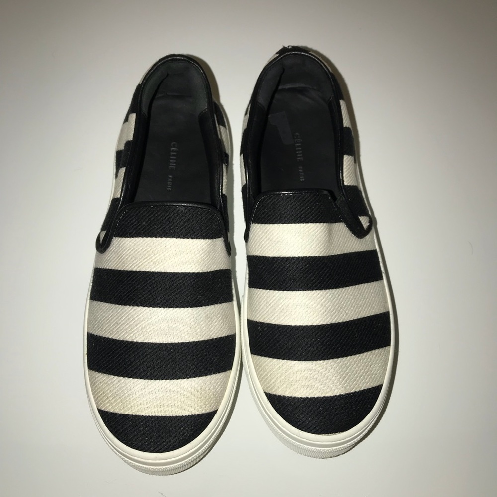 Celine Striped Slip- On’s